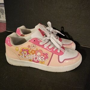 Barbie by Mattel Pink Floral Sneakers Size 11